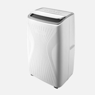 Aire Acondicionado Portatil Flurry Blanco/negro 12000btu/3000fr 1300w 3vel Deshumidificador C/remoto,kit Ventana 71x44x34cm