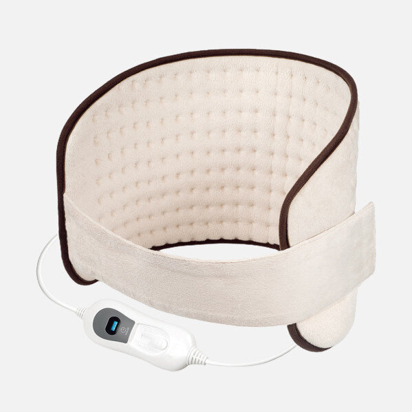 Almohad.elect.lumbar Hurdes Beis/marron 100w 69x29cm 3niv Autoapagado, Prot.sobrecalentam.,lavable