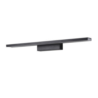 Alumbracuadros 22w 4000k Acebo Negro 1870lm Ip44 4,8x56x8,5cm