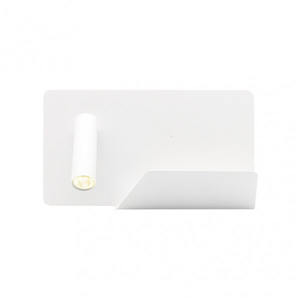 Aplique 3w 4000k Miguel Angel Izqdo Blanco C/usb Y Estante 150lm 16x28x12 Cm Orientable - Image 2