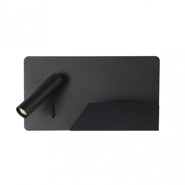 Aplique 3w 4000k Miguel Angel Izqdo Negro C/usb Y Estante 150lm 16x28x12 Cm Orientable - Image 2