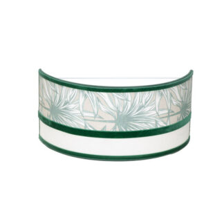 Aplique Caledonia 1xe27 Blanco/verde 15,5x33x13cm