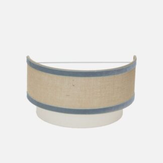 Aplique Cornalina 1xe27 Beis/azul 30d