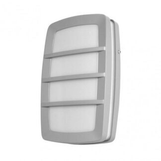 Aplique Exterior Aluminio Capella 1xe27 Gris Ip44 8,5x30x18,5 Cm