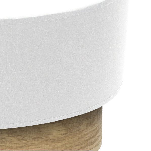 Aplique Tania 1xe27 Blanco/madera Clara 15x30x16 Cm - Image 2