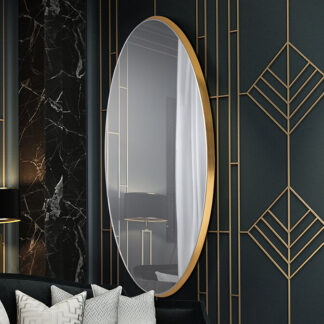 ARIES-ESPEJO OVAL 80X170 ORO
