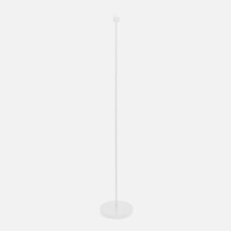 Arm. Pie De Salon Cara 1xe27 Blanco 148x25x25 Cm