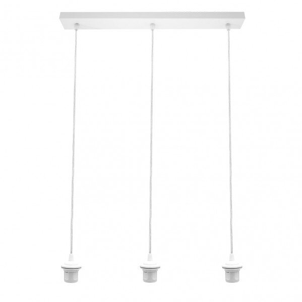 Armazon Regleta Nia 3xe27 Blanca Regx60x6cm
