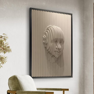 BEIGE FACE- BAJORRELIEVE 90X120