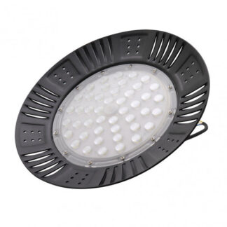 Campana Industrial Granito 200w 6500k Negro 22000lm 11x40x40 Cm