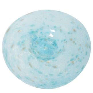 Centro Cristal Celeste Moteado Ø40x7cm