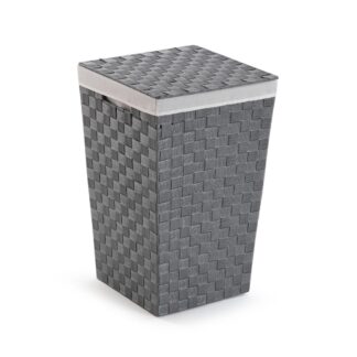 CESTO ROPA GRIS CLARO