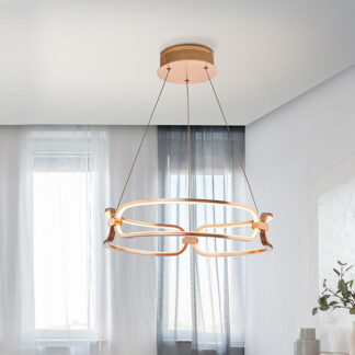 COLETTE-LAMPARA LED Ø47 ORO ROSA