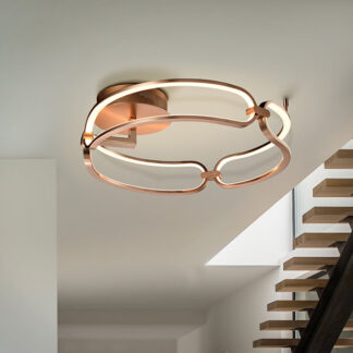 COLETTE-PLAFON LED Ø47 ORO ROSA