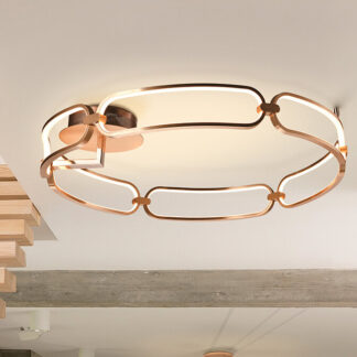 COLETTE-PLAFON LED Ø80 ORO ROSA