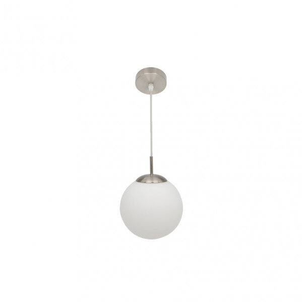 Colgante Astro 1xe27 Blanco/niquel Regx20x20 Cm