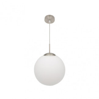 Colgante Astro 1xe27 Blanco/niquel Regx30x30 Cm