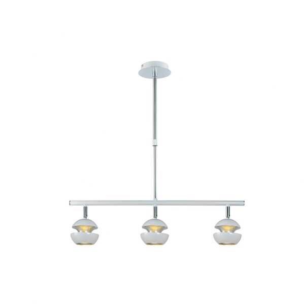 Colgante Beethoven Blanco/plata 3xgu10 - Image 2