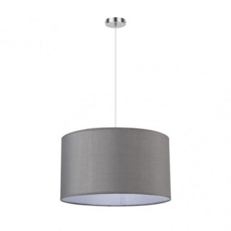 Colgante Chanza 2xe27 Cromo/gris Regx40x40 Cm