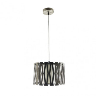 Colgante Cipres 1xe27 Madera Cafe Regx30x30 Cm