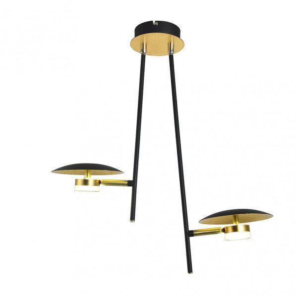 Colgante Ciudad Del Cabo 2l 12w 4000k Negro/oro 52x49x15 Cm 1080 Lm Dirigible Y Orientable - Image 2