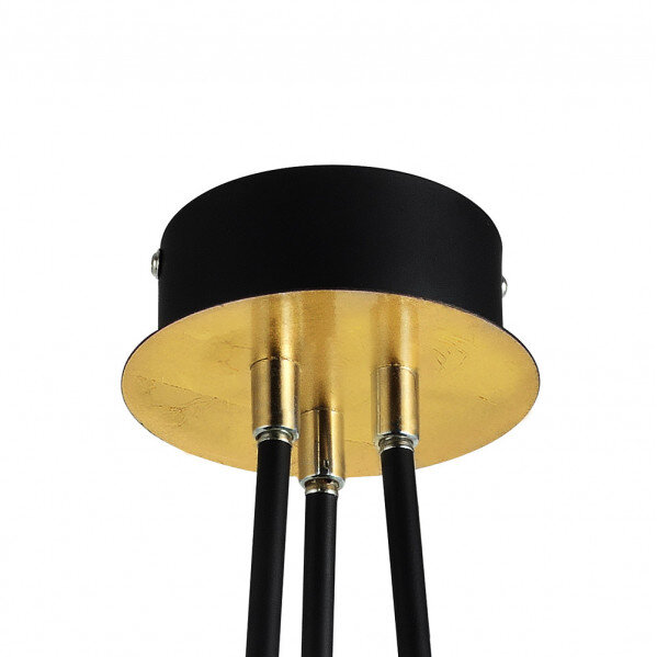 Colgante Ciudad Del Cabo 3l 18w 4000k Negro/oro 53x39x39 Cm 1440 Lm Dirigible Y Orientable - Image 4