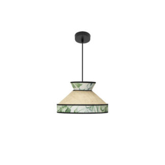 Colgante Constantinopla 1xe27 Beis/verde Regx30x30cm