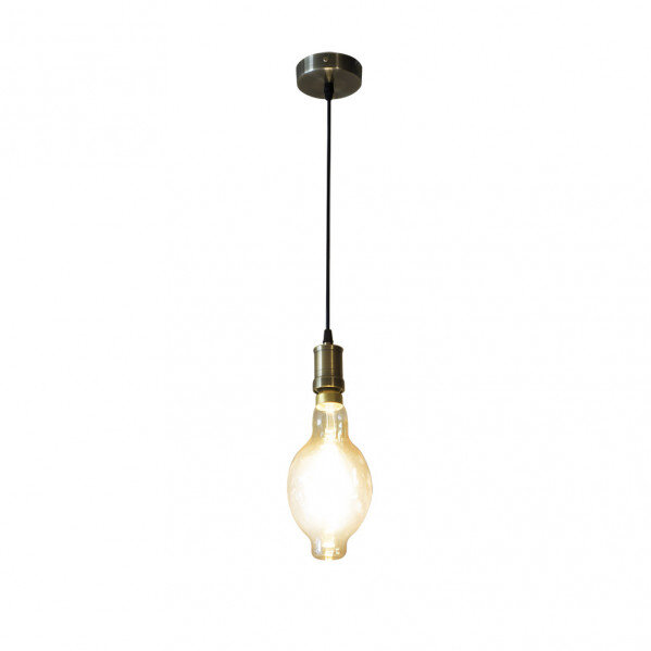 Colgante Dante 1xe27 Cuero/ambar Bombilla Incluida 8w 3000k 640lm Regx12x12 Cm - Image 2