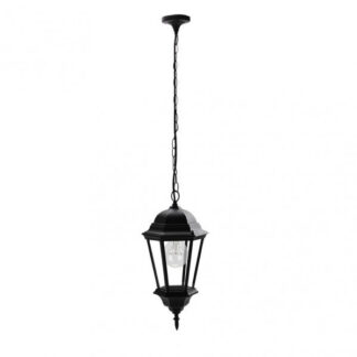 Colgante Exterior Aluminio Regulus 1xe27 Negro Regx23x23 Cm Ip44
