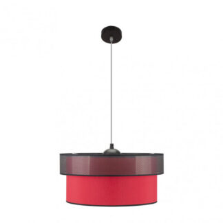 Colgante Felix Negro/rojo 1xe27 Regx50x50 Cm