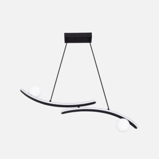 Colgante Fermoselle 24w+6w 4000k Negro Regx82x9  Cm 2550lm