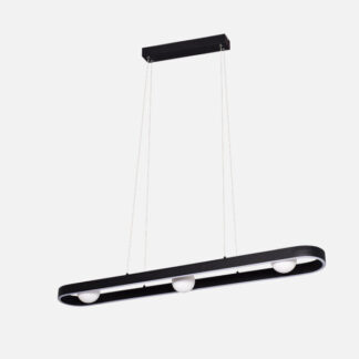 Colgante Fermoselle 26w+9w 4000k Negro Regx107,5x15cm 2975lm