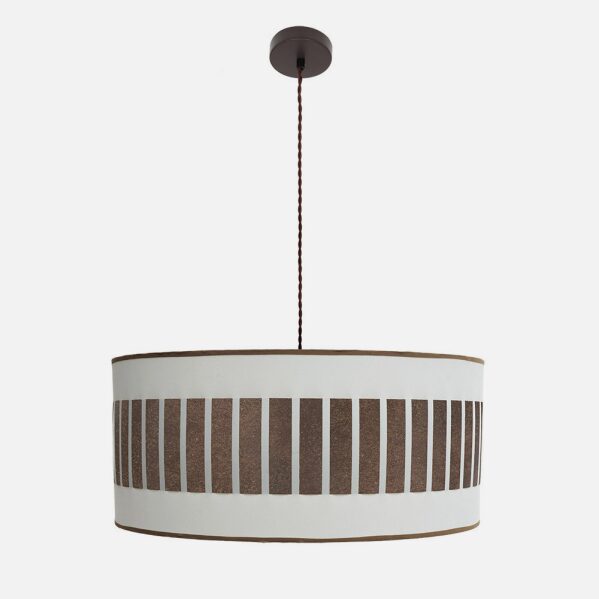 Colgante Ivanna 3xe27 Marron/blanco-oxido Regx60x60 Cm