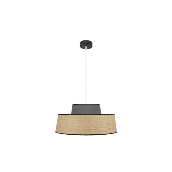 Colgante Jia 1xe27 Natural/gris Regx50x50 cm