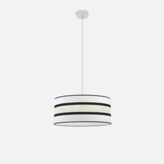 Colgante Karla 1xe27 Blanco/beis Regx40x40 Cm