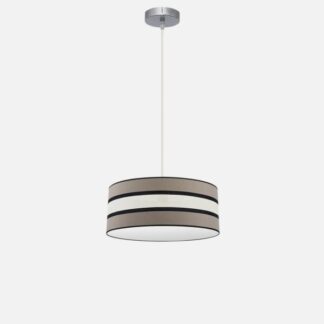 Colgante Karla 1xe27 Topo/beis Regx40x40 Cm