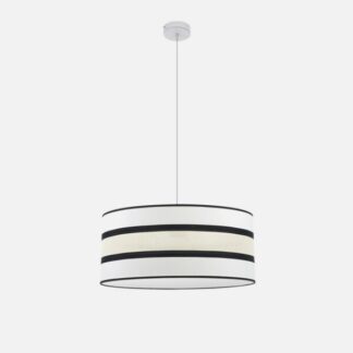 Colgante Karla 2xe27 Blanco/beis Regx50x50 Cm