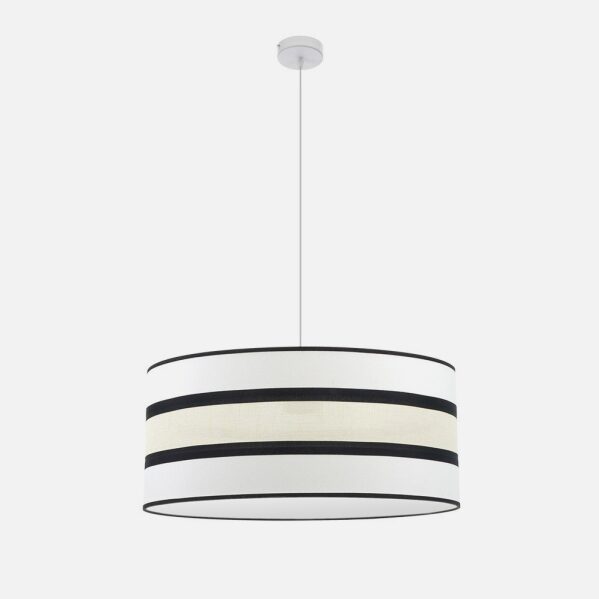 Colgante Karla 3xe27 Blanco/beis Regx60x60 Cm
