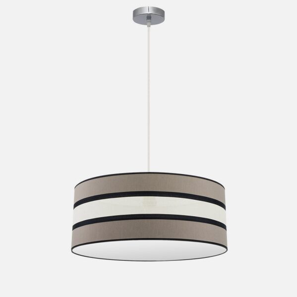 Colgante Karla 3xe27 Topo/beis Regx60x60 Cm