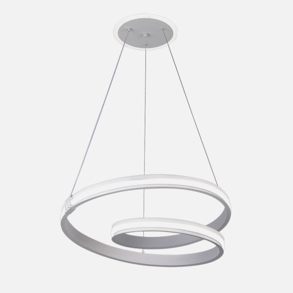 Colgante Luster Blan 129w 3000-4000-6000k 10920lm C/luz Ambiente Remoto Y Reg.intensidad Regx54x54cm - Image 2