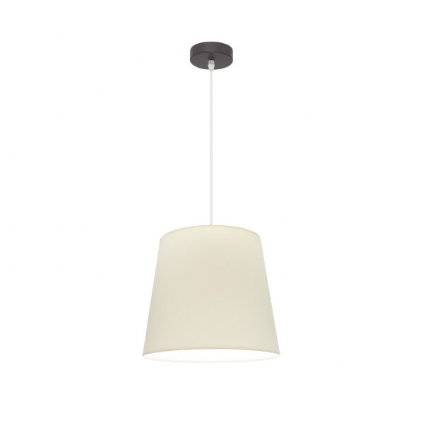 Colgante Maldivas 1xe27 Marron/beis Regx35x35 Cm