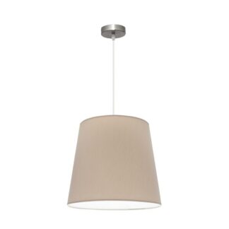 Colgante Maldivas 1xe27 Niquel/piedra Regx40x40 Cm