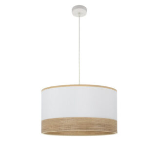 Colgante Olga 1xe27 Blanco/blanco-mad.clara Regx50x50 Cm