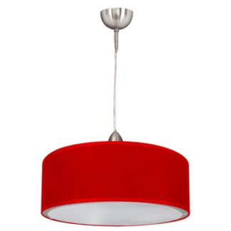 Colgante Planetario Cilind. Rojo(regx35) 1xe27