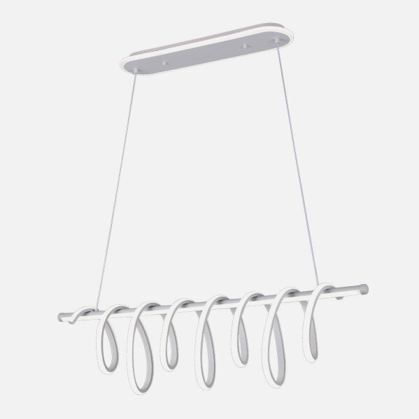 Colgante Premium Blanco 157w 3000-4000-6000k 13884lm C/luz Ambiente Remoto Y Reg.intensidad Regx90x26cm - Image 2