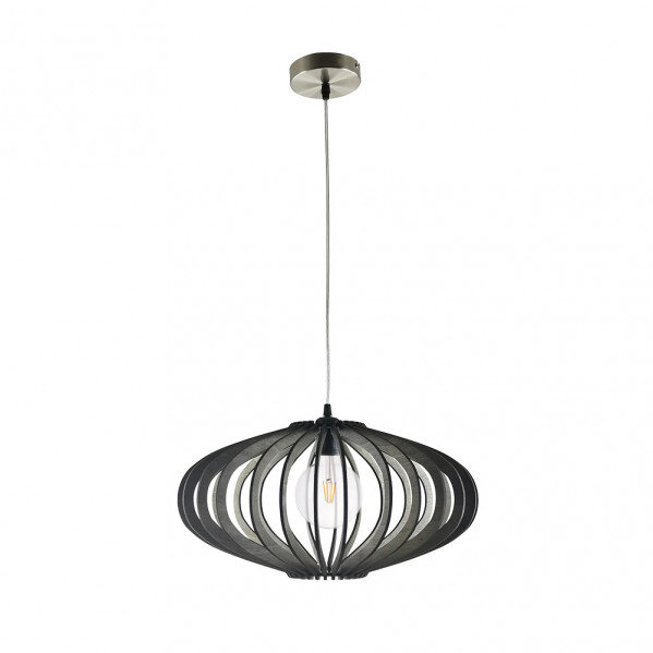 Colgante Sapelli 1xe27 Madera Cafe Regx45x45 Cm - Image 2