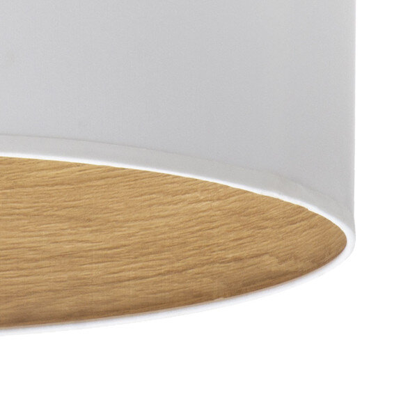 Colgante Tania 1xe27 Blanco/blanco-madera Clara Regx50x50 Cm - Image 2