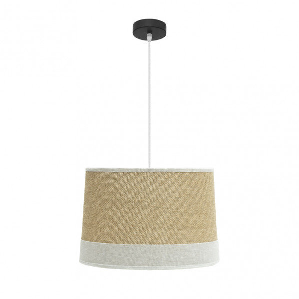 Colgante Tietar 1xe27 Saco/blanco Regx40x40 Cm
