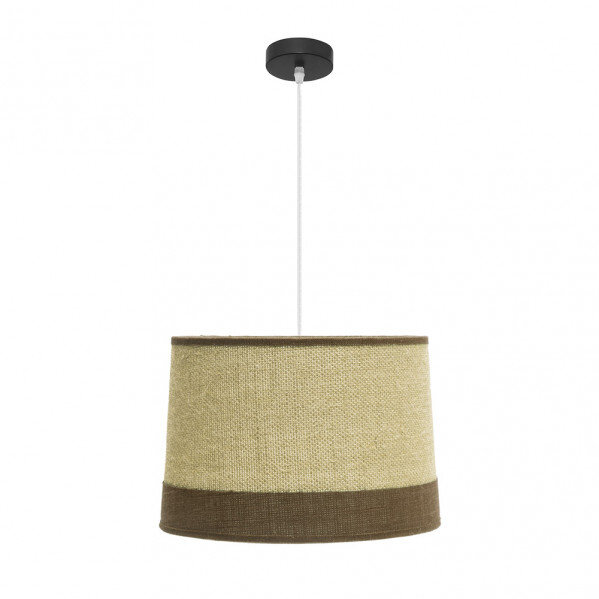 Colgante Tietar 1xe27 Saco/marron Regx40x40 Cm
