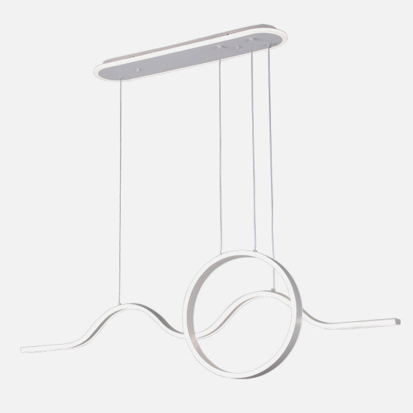 Colgante Year Blanco 177w 3000-4000-6000k 15756lm C/luz Ambiente Remoto Y Reg.intensidad Regx120x15cm - Image 2